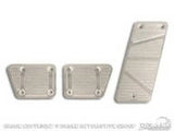 DV8 Offroad 2007-2013 Jeep JK Billet Pedal Covers Manual 3 Pc - D-JP-180026-BL
