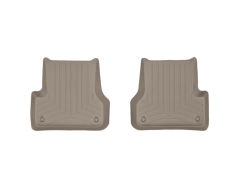 WeatherTech 12+ Audi A6 Rear FloorLiner - Tan - 453742
