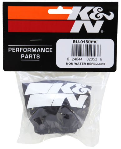 K&N Universal Precharger Air Filter Wrap Black - RU-0150PK