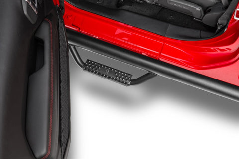 N-Fab Nerf Step 07-17 Jeep Wrangler JK 4 Door All - Tex. Black - W2W - 3in - J0764