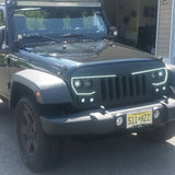 Oracle VECTOR Series Full LED Grille - Jeep Wrangler JK - NA - 5817-PRO