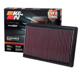 K&N 02-10 Dodge Ram 1500/2500/3500 3.7/4.7/5.7L Drop In Air Filter - 33-2247