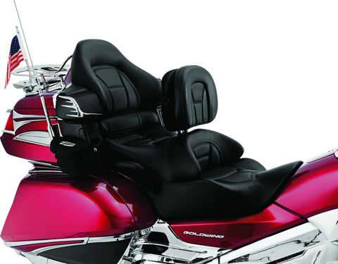 Kuryakyn Plug-N-Go Driver Backrest With Pouch - 8931