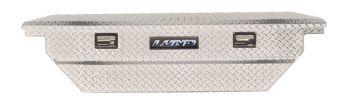 Lund Universal Aluminum Single Lid Cross Bed Box - Brite - 9304