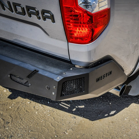Westin 14-21 Toyota Tundra (Excl. Tundra w/Blind Spot Sys) Pro-Series Rear Bumper - Tex. Blk - 58-421035