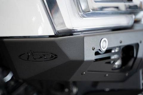 Addictive Desert Designs 2023+ Ford F-250/F-350 Bomber Front Bumper (w/ 3 Baja Designs LP6 Mounts) - F810014100103
