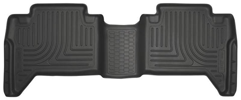 Husky Liners 2016 Toyota Tacoma Crew Cab WeatherBeater 2nd Row Black Floor Liners - 14951
