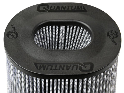aFe Quantum Pro DRY S Air Filter Inverted Top - 5.5inx4.25in Flange x 9in Height - Dry PDS - 21-91133