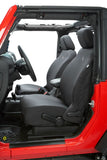 Bestop 20-23 Jeep Gladiator / 18-2023 Wrangler JL 4-Door Front Seat Covers (Black Diamond) - 29290-35