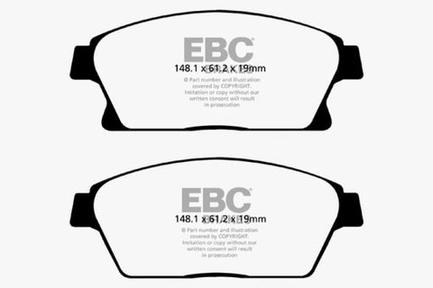 EBC 13+ Buick Encore 1.4 Turbo Redstuff Front Brake Pads - DP32067C