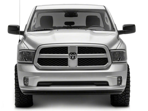 Raxiom 09-18 Dodge RAM 1500/2500/3500 Axial Series Headlights w/ LED Bar- Blk Housing (Clear Lens) - R131481