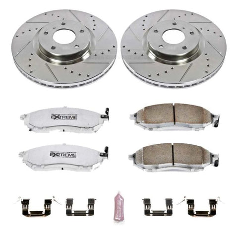 Power Stop 08-12 Infiniti EX35 Front Z26 Street Warrior Brake Kit - K112-26