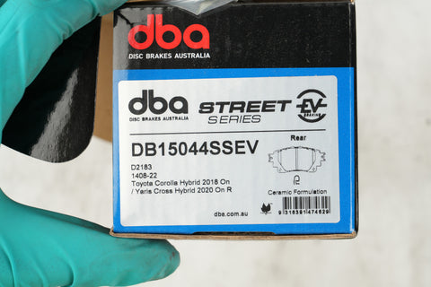 DBA 20-22 Toyota Corolla Hatchback Rear SSEV Street Series Brake Pads - DB15044SSEV