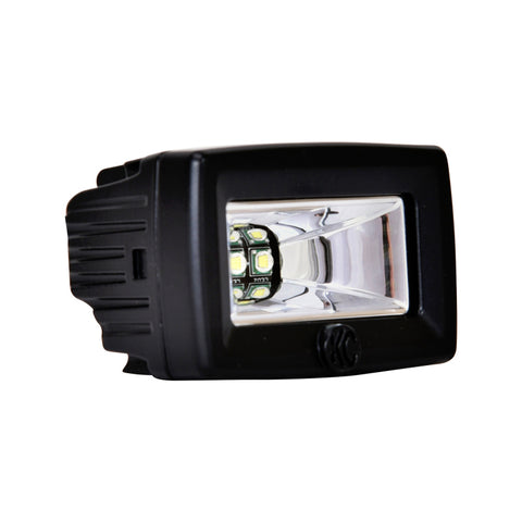 KC HiLiTES C-Series C2 LED 2in. Backup Area Flood Light 20w (Single) - Black - 1519