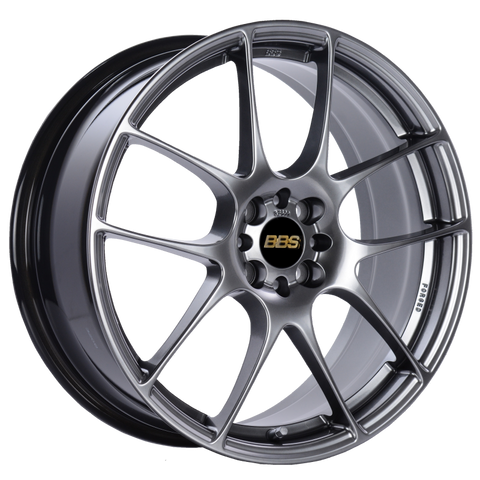 BBS RF 18x7.5 4x100 ET48 Diamond Black Wheel -70mm PFS/Clip Required - RF509DBK