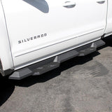 Westin/HDX 07-18 Chevy/GMC Silv/Sierra 15/25/3500 Ext/Dbl Xtreme Nerf Step Bars - Textured Black - 56-23715