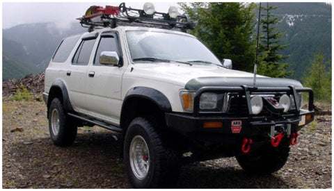 Bushwacker 90-95 Toyota 4Runner Extend-A-Fender Style Flares 4pc - Black - 31907-11