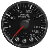 Autometer Spek-Pro 52.4mm 0-35 PSI Digital Stepper Motor Water Pressure Gauge - P343328