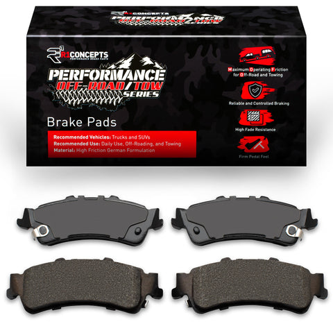R1 99-11 GMC Yukon Rear Off-Road/Tow Brake Pads - 2400-0792-00