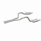MagnaFlow 13 Ford Mustang Dual Split Rear Exit Stainless Cat Back Performance Exhaust (Street) - 15149