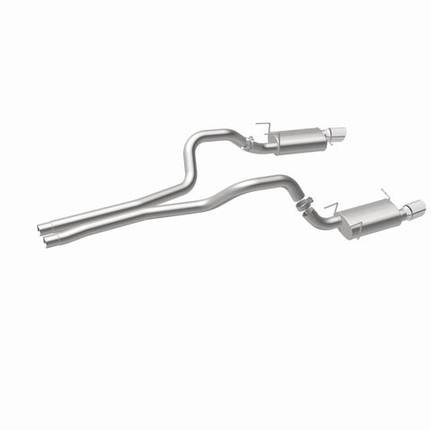 MagnaFlow 13 Ford Mustang Dual Split Rear Exit Stainless Cat Back Performance Exhaust (Street) - 15149