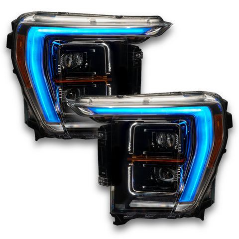 Oracle 21-22 Ford F-150 ColorSHIFT RGB+W Headlight DRL Upgrade Kit w/ RF Controller - 1460-330