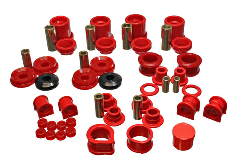 Energy Suspension 90-96 Nissan 300ZX Red Hyper-Flex Master Bushing Set (Sway bar end link bushings a - 7.18105R