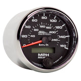 Autometer Pro-Cycle Gauge Speedo 2 5/8in 160 Mph/260Kmh Elec Black - 19344