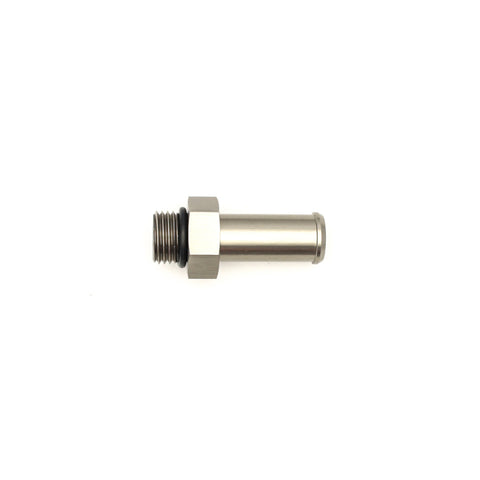 DeatschWerks 6AN ORB Male To 1/2in Barb Fitting (Single Barb - Incl O-Ring) - 6-02-0503