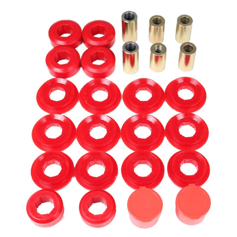 Energy Suspension 91-97 Toyota Land Cruiser FJ80 Front Control Arm Bushing Set - Red - 8.3137R