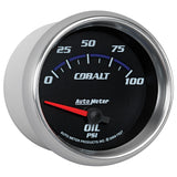 Autometer Cobalt 66.7mm 0-100 PSI Oil Pressure Gauge - 7927