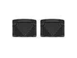 WeatherTech 93 Mercedes-Benz 300CE Rear Rubber Mats - Black - W20