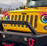 Oracle Jeep Wrangler JL/Gladiator JT 7in. High Powered LED Headlights (Pair) - Dynamic - 5769J-332
