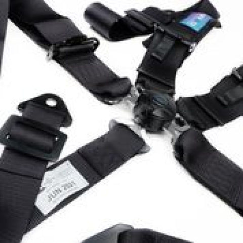 NRG 5PT 3in. Seat Belt Harness / Cam Lock - Black - SBH-B6PCBK