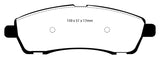 EBC 00-02 Ford Excursion 5.4 2WD Yellowstuff Rear Brake Pads - DP41603R