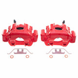 Power Stop 04-10 BMW X3 Rear Red Calipers - Pair - S2888