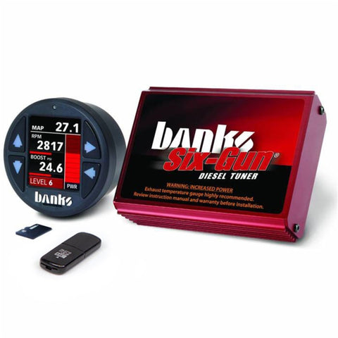 Banks 06-07 Dodge 2500/3500 5.9L Diesel Six-Gun Diesel Tuner w/ iDash-1.8 DataMonster - 61450