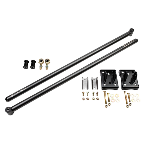 Wehrli 20-24 Chevy & GMC Duramax RCLB/CCSB/ECSB 60in. Traction Bar Kit - WCFab Grey - WCF100826-GRY