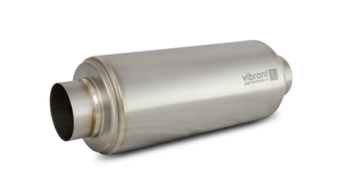 Vibrant Titanium Resonator 4in Inlet / 4in Outlet x 16in Long - 17540