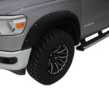 Bushwacker 19-22 Ram 1500 (Excl. Rebel/TRX) 76.3 & 67.4in Bed Pocket Style Flares 4pc Set - Black - 50924-02
