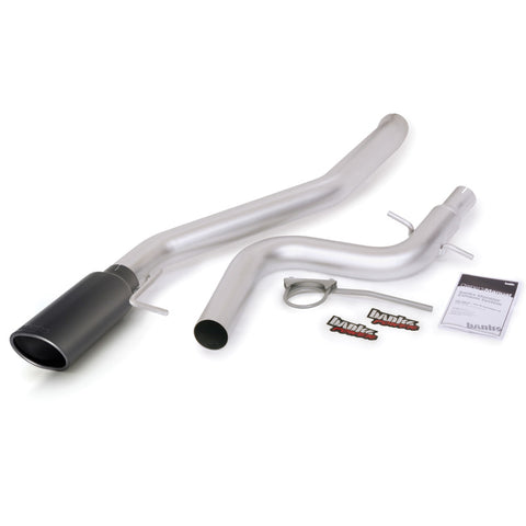 Banks Power 09-10 VW Jetta 2.0L TDI Monster Exhaust System - SS Single Exhaust w/ Black Tip - 46180-B