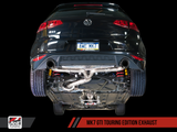 AWE Tuning VW MK7 GTI Touring Edition Exhaust - Diamond Black Tips - 3015-33050