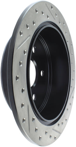 StopTech 06-10 Lexus IS 250/IS 300/IS 350 SportStop Slotted & Drilled Right Rear Rotor - 127.44142R