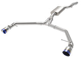 aFe MACH Force-Xp 13-16 Audi Allroad L4 SS Axle-Back Exhaust w/ Blue Flame Tips - 49-36437-L
