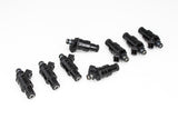 DeatschWerks Universal 1200cc Low Impedance 11mm Upper Injector - Set of 8 - 42M-11-1200-8