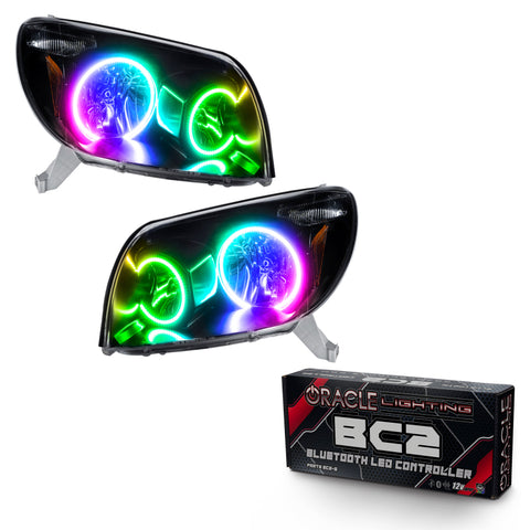 Oracle 03-05 Toyota 4-Runner SMD HL - Black - ColorSHIFT w/ BC1 Controller - 7118-335