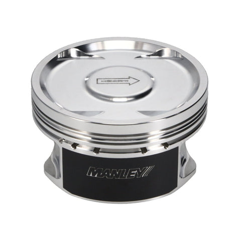 Manley 04+ Subaru WRX STi (EJ257) 75mm DE-STROKED 99.75mm +.25mm Bore 8.5:1 Dish Piston Set w/ Rings - 621002C-4