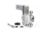 Weigh Safe 180 Hitch 8in Drop Hitch & 3in Shank (10K/21K GTWR) w/WS05 - Aluminum - LTB8-3-KA