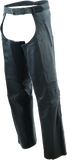 River Road Longhaul Leather Chaps Black - Large - 094440