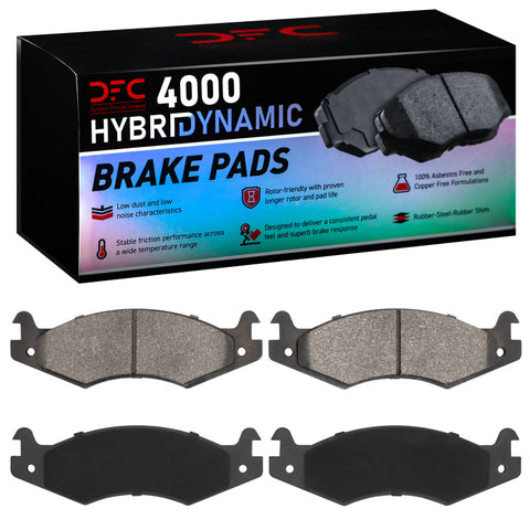 DFC 92-06 Hummer H1 Front/Rear 4000 Hybridynamic Brake Pads - 4000-0651-00